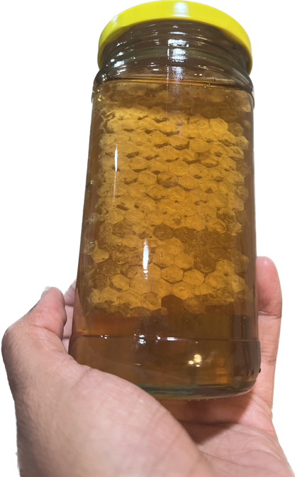 Honeycomb jar w/ Honey